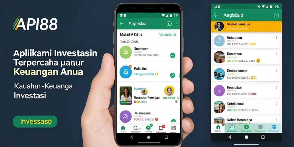 Screenshot API88 menampilkan antarmuka investasi yang user-friendly.