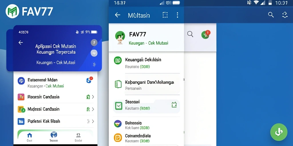 Tampilan antarmuka FAV77 untuk Cek Mutasi yang modern dan intuitif.