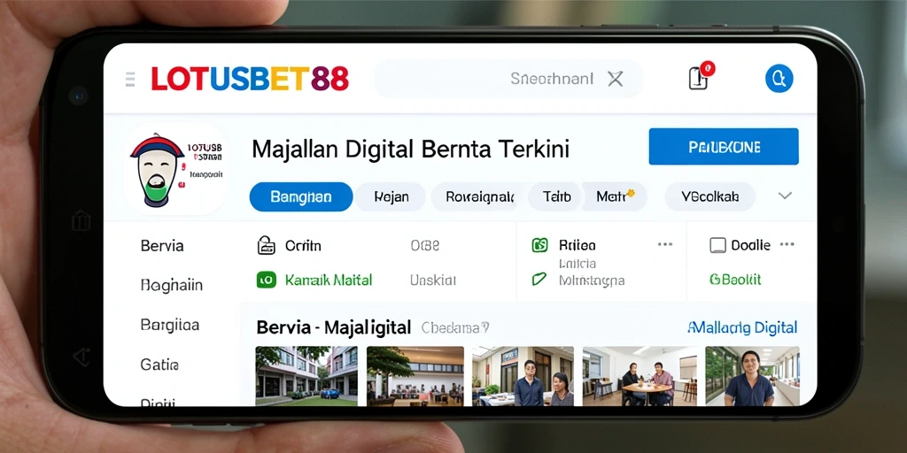 Antarmuka user-friendly LOTUSBET88 yang intuitif dan menarik.