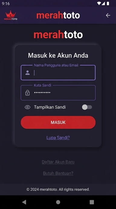 Masuk ke Akun Merahtoto dengan Mudah